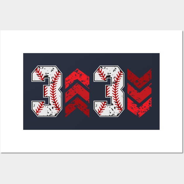 3 Up 3 Down Baseball up down  Baseball Wall Art by TeeAMS